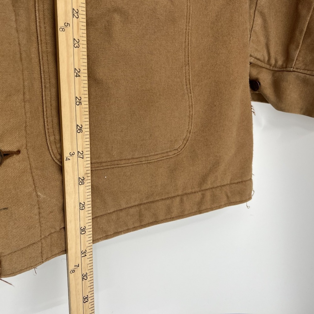 Vintage 70s Wrangler Big Ben Blanket Lined Canvas Barn Chore Coat Jacket Mens 44 - Picture 11 of 12